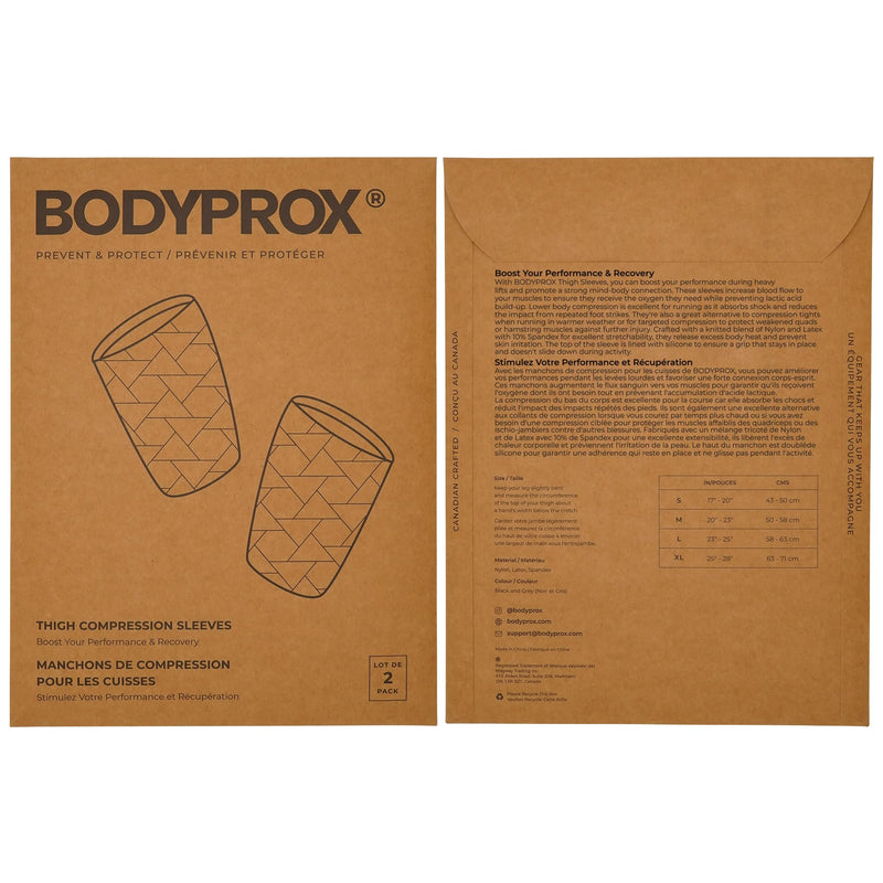 [Australia] - Thigh Compression Sleeve(1 Pair), Hamstring Compression Sleeve for Men and Women Medium 