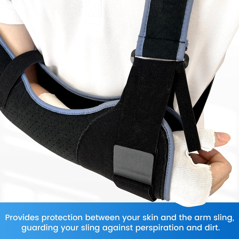 Velpeau Hand Socks for Splint (Pack of 10), Breathable, Thin Stockinette Tubing for Arm, Wrist Brace with Thumb Spica Liner, Cotton Gauze Sleeve, Under Cast Wrap, Arm Cover for Men and Women (White, Light Version, M) Medium (Pack of 10) White