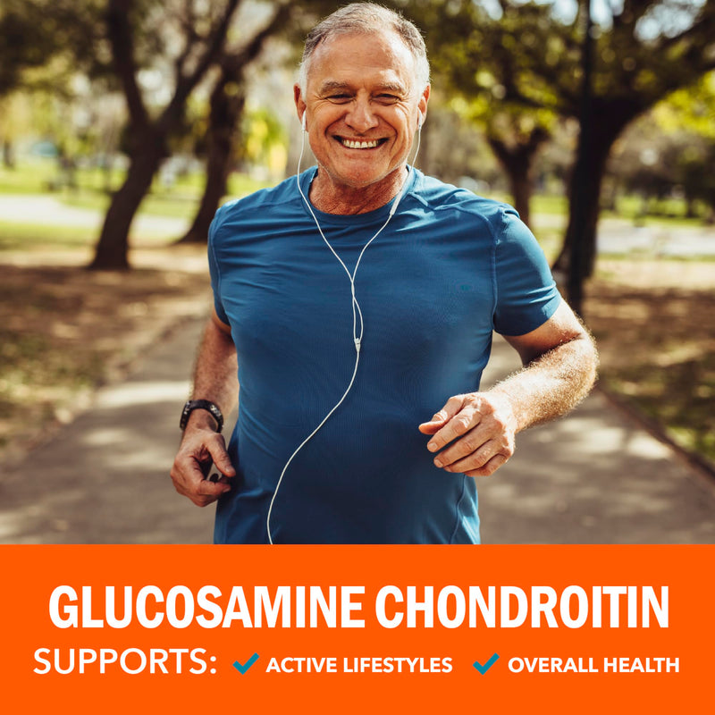 Glucosamine and Chondroitin High Strength | with MSM, Tumeric, Ginger, Boswellia Serrata, Collagen, Hyaluronic Acid & Bromelain | Glucosamine Complex | Third-Party Tested, Gluten-Free | 90 Capsules