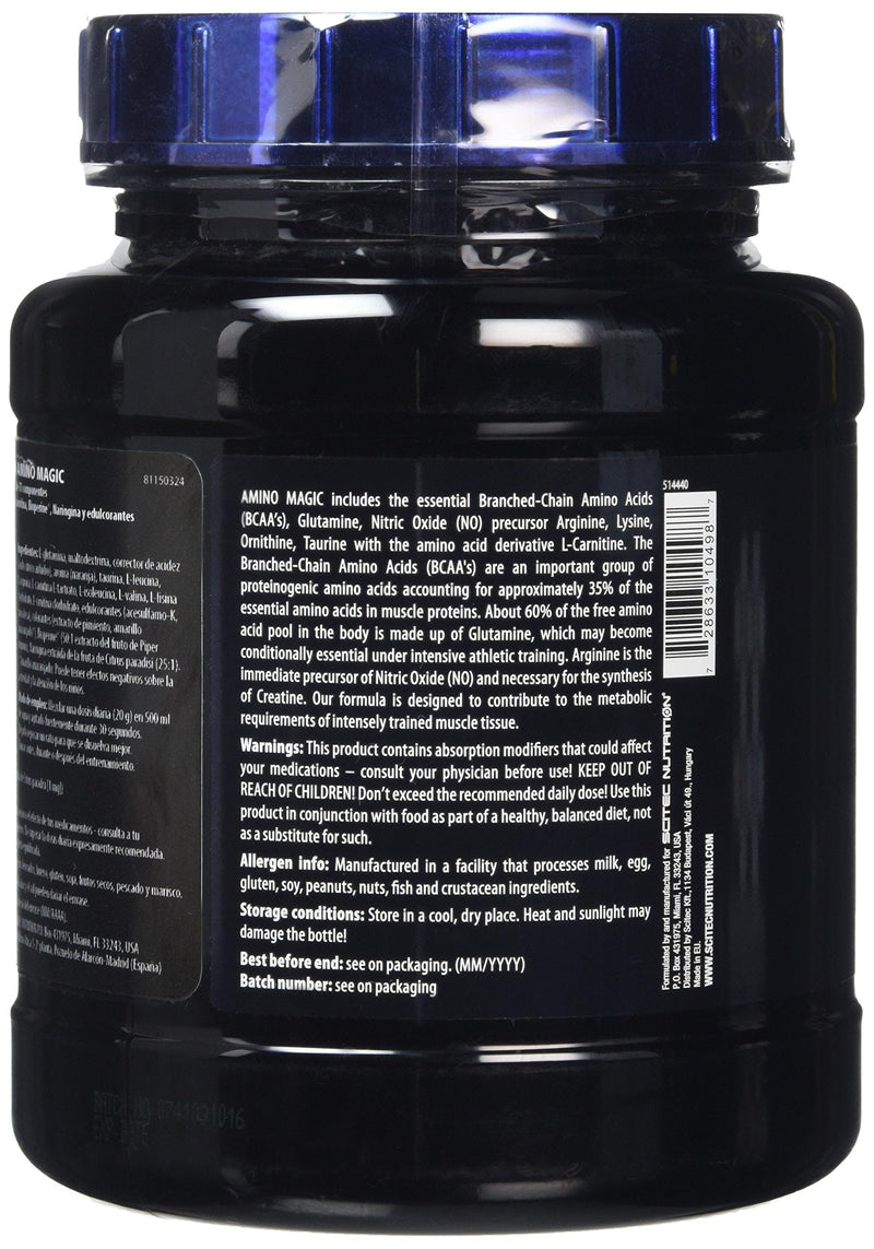 Scitec Nutrition Amino Magic Powder - 500g, Orange