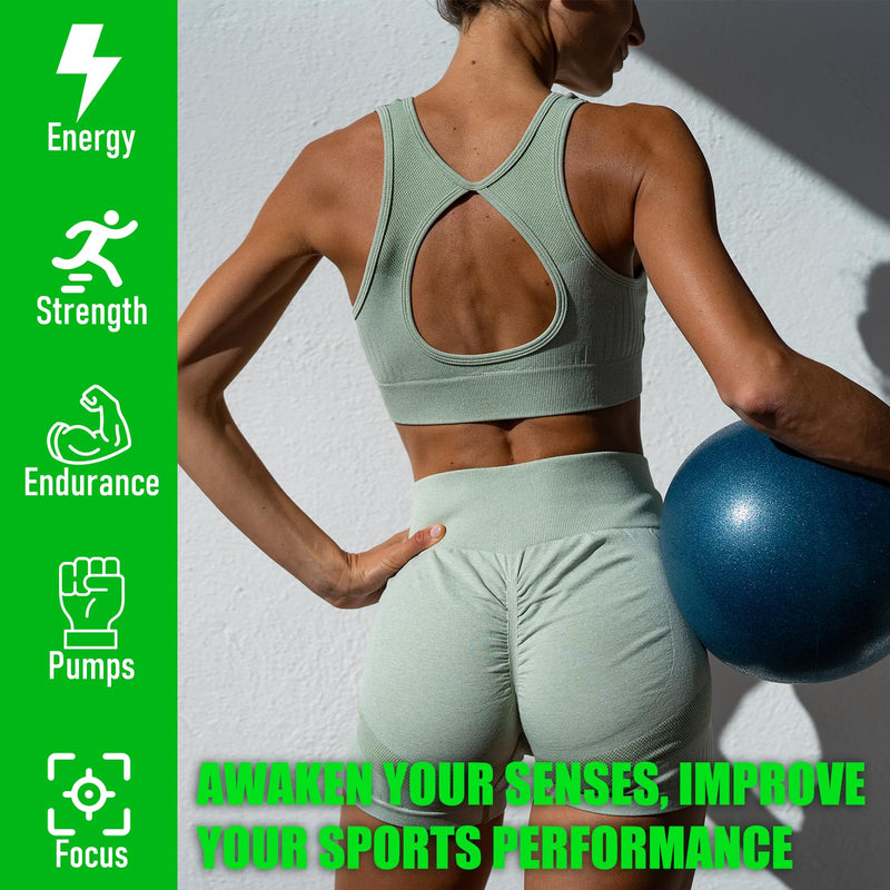 [Australia] - Potent Salts Wake Up for Athletes, Instant EnergySalts, for Athletes in Hockey, Weightlifting and Powerlifting - Activate Before Smelling, Enhanced Focus & Motivation-Green-30g Green 