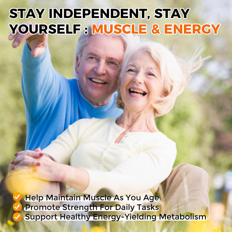 HMB Leucine Liquid Supplements, Drops for Muscle, Easy to Take, for Seniors | Maintain Active & Independent Lifestyle, Ideal for Adults 45+ & Seniors, No Pills & Easy to Take, Simple Daily Routine