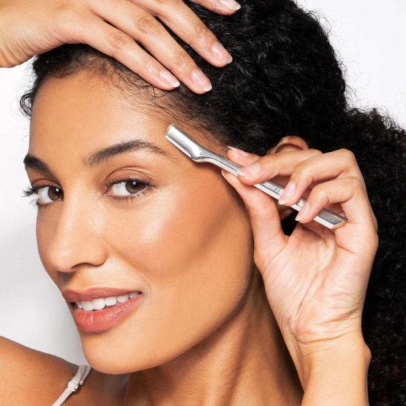 [Australia] - Tweezerman Exclusive Eyebrow Razor & Evening Blue Mini Slant Tweezer 