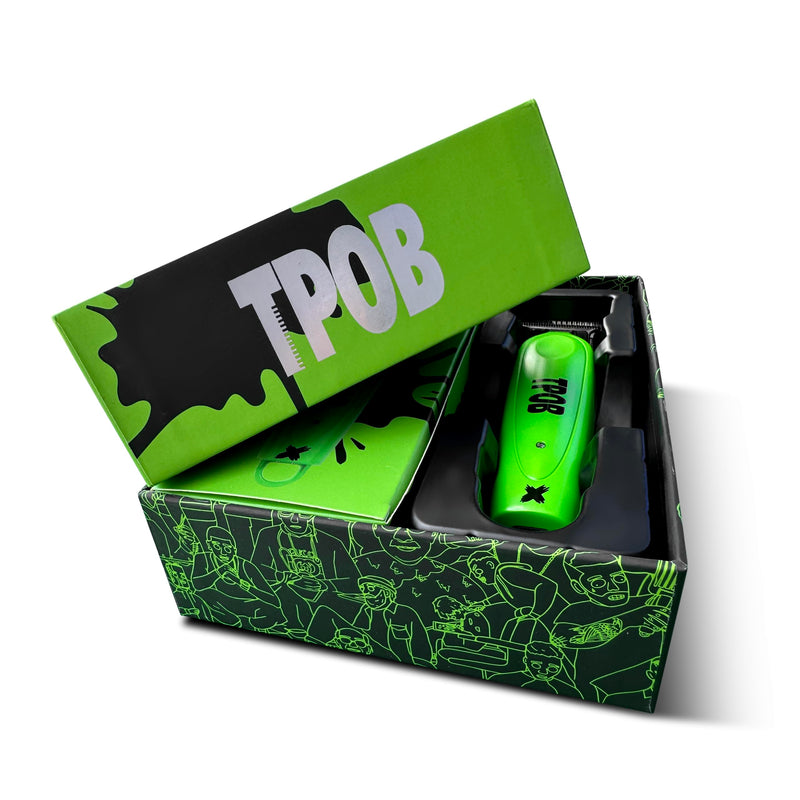 [Australia] - TPOB X Digital Brushless 7200rpm Professional Hair Trimmer Hair Clippers for Men, Psycho Blade Trimmer Cordless Rechargeable Edgers Clippers X Trimmer Slime 