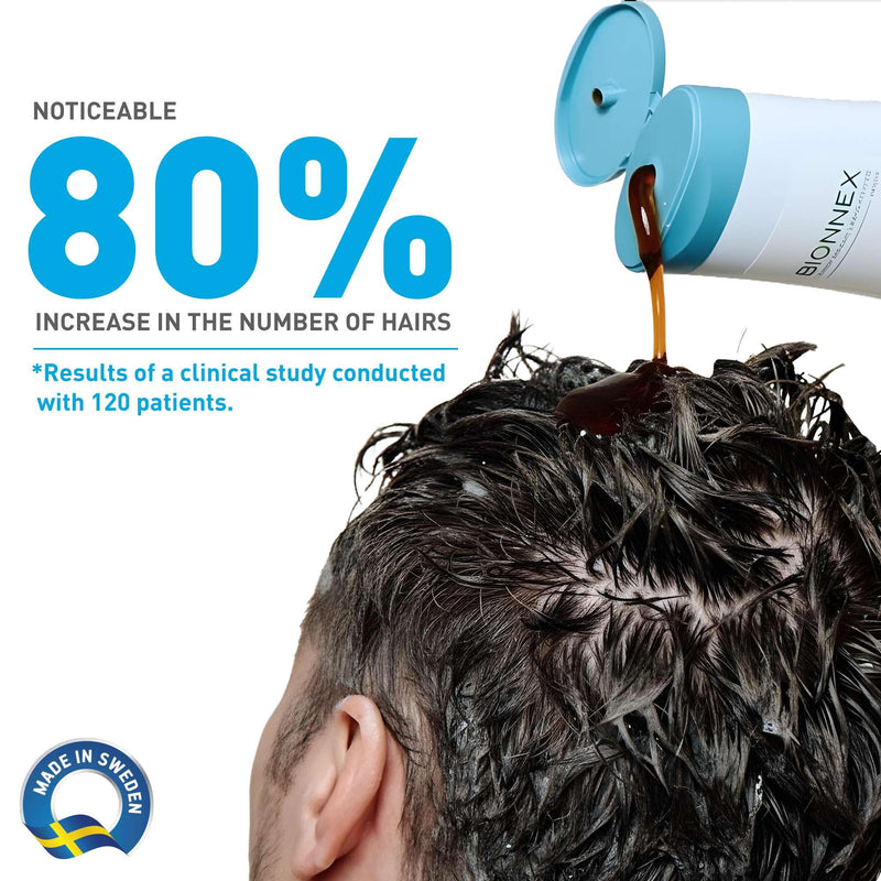 Anti-Hair Loss Shampoo for Dundruff Hair, 10.14 fl.oz. Dermatologically and Clinically Tested, Restores Hair Vitality, Boost Hair Growth with BioTrust Technology Made in Sweden by Bionnex 10.14 Fl Oz (Pack of 1) Shampoo (Anti Dandruff)