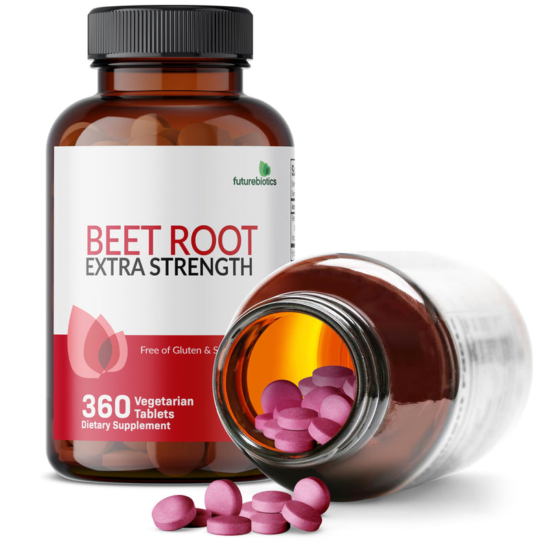 [Australia] - Futurebiotics Beet Root Extra Strength, Non-GMO, 360 Vegetarian Tablets 360 Count (Pack of 1) 