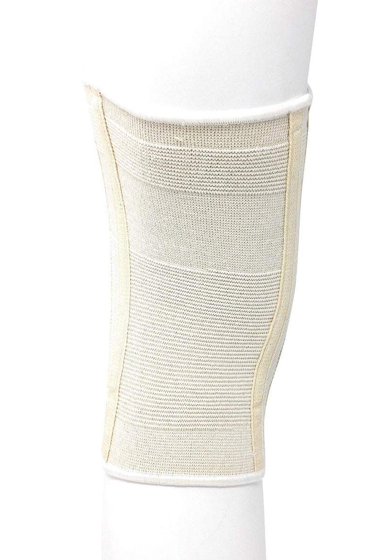 [Australia] - CHAMPION Knee Brace Flexible Stays Knit Elastic, White, Small (Pack of 2) Small (Pack of 2) 