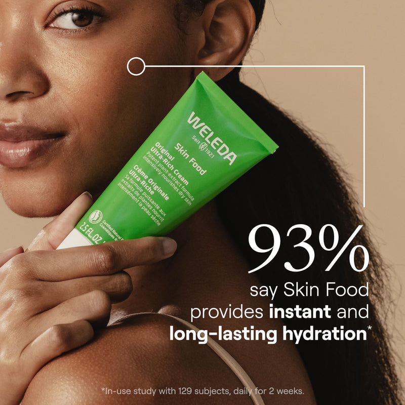 Weleda Skin Food Original Ultra-Rich Body Cream 2.5 Fluid Ounce, Plant Rich Hydrating Moisturizer with Pansy, Chamomile and Calendula 2.5 Fl Oz (Pack of 1)