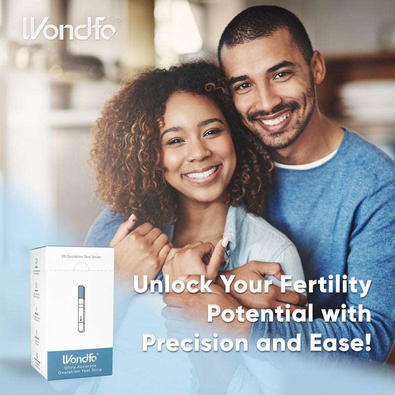 [Australia] - Wondfo Ultra Accurate Ovulation Test Strips -Ovulation Urine Tests with Numerical Result, Fertility Cycle Monitoring- 20 LH Test 