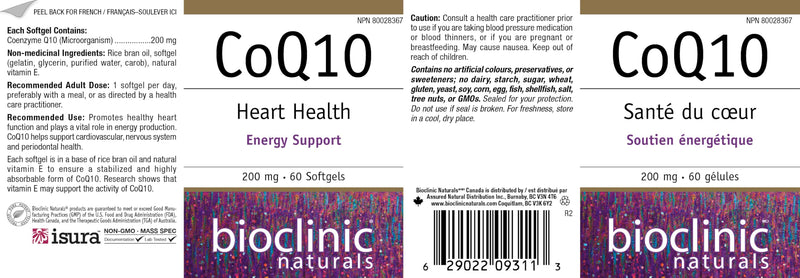 CoQ10 200 mg 60 gels
