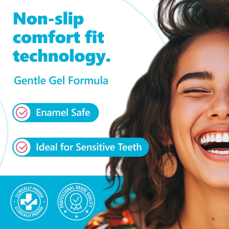 [Australia] - Advanced Teeth Whitening Strips – Pack of 10 (5 Treatments) - 5 Shades Brighter in 5 Days - Mint Flavored with Enamel Safe Comfort Fit Technology - Teeth Whitening Kit for Sensitive Teeth 10 Count (Pack of 1) 