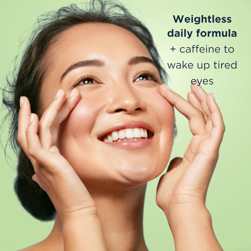 Korean Vitamin C Under Eye Brightener for Dark Circles 0.5 Floz. | Under Eye Brightener with Caffeine for Puffiness and Bags, Hydrating Vitamin C and Caffeine Eye Cream for Dark Circles