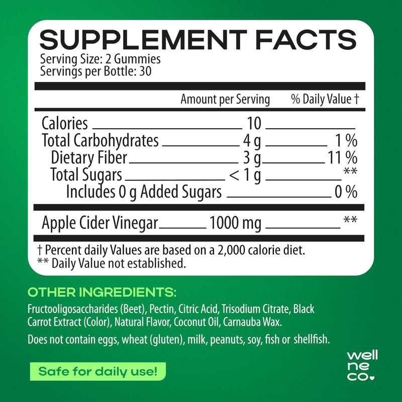 Apple Cider Vinegar Gummies 1000 Mg (2 Pack) - Keto ACV Gummies for Weight Loss, Belly Fat, Craving Control - ACV, Beet FOS Fiber for Gut, Digestion Health, Less Bloating - Sugar Free -Kelly Clarkson
