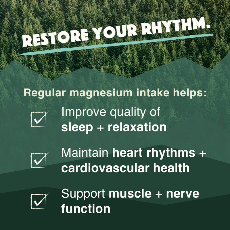 Natural Rhythm Calm Bundle - Triple Calm Magnesium 150mg, 120 Capsules + B-CALMplex, Unique Vitamin B Blend, 90 Capsules