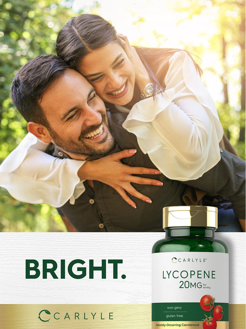 Carlyle Lycopene | 20mg | 120 Softgels | Non-GMO & Gluten Free Supplement