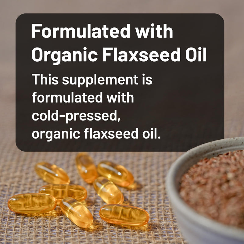 [Australia] - NatureWise Flaxseed Oil 3000 mg, Fish Free Omega 3 with 1500 mg ALA, Dietary Supplement for Immune Health Support - Organic, Cold Pressed, Non-GMO - 90 Softgels[30-Day Supply] 90 Count (Pack of 1) 