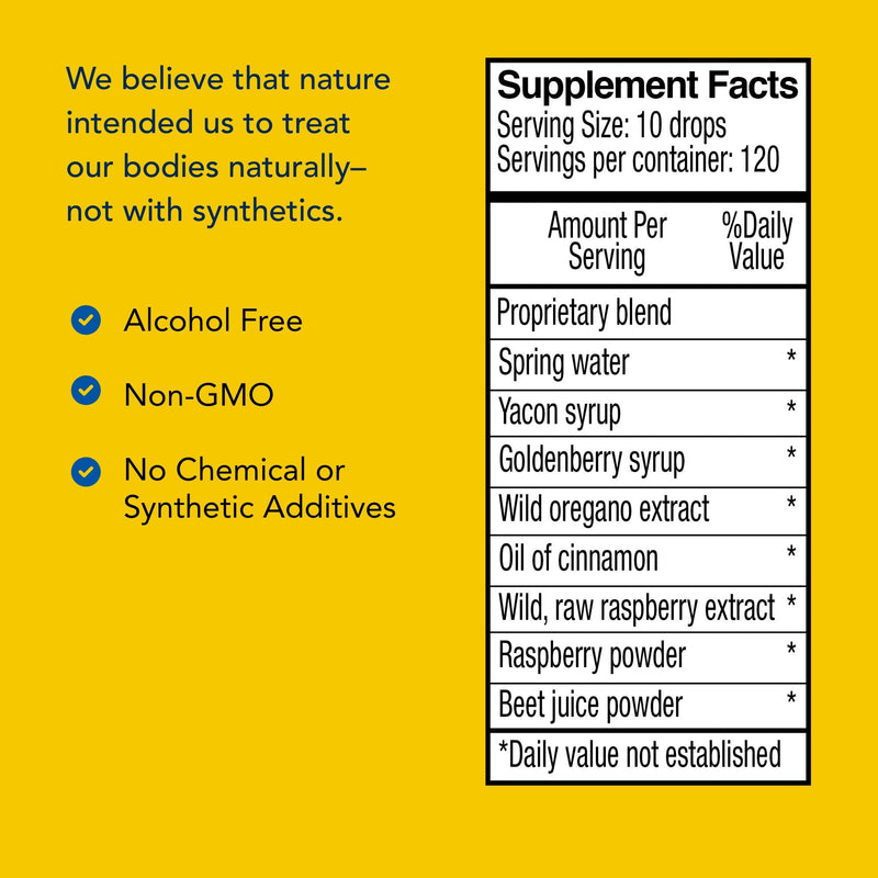 [Australia] - NORTH AMERICAN HERB & SPICE Kid.e.Kare Orega-Cinn, Cinnamon Flavor - 2 fl. oz. - Great-Tasting Immune Support - Soothes Mucus Membranes - Wild Oregano Oil - Non-GMO - 120 Total Servings 