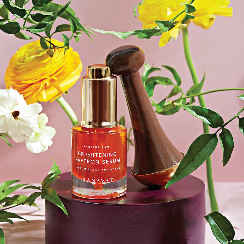 RANAVAT Kansa Wand Massage Tool - Facial Massager to Tone, Lift, & Re-Energize - Ayurvedic Skin Rejuvenating Under-Eye & Contouring Face Sculpting Tool