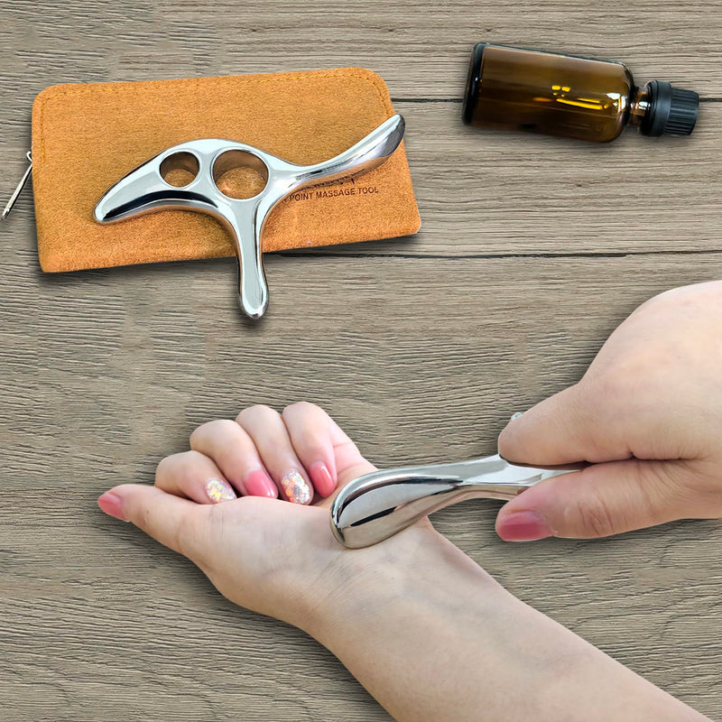 [Australia] - BYYDDIY Gua Sha Trigger Point Massage Tool -Thumb Protector,Deep Tissue Massage,Muscle Scraper Tool (T) 