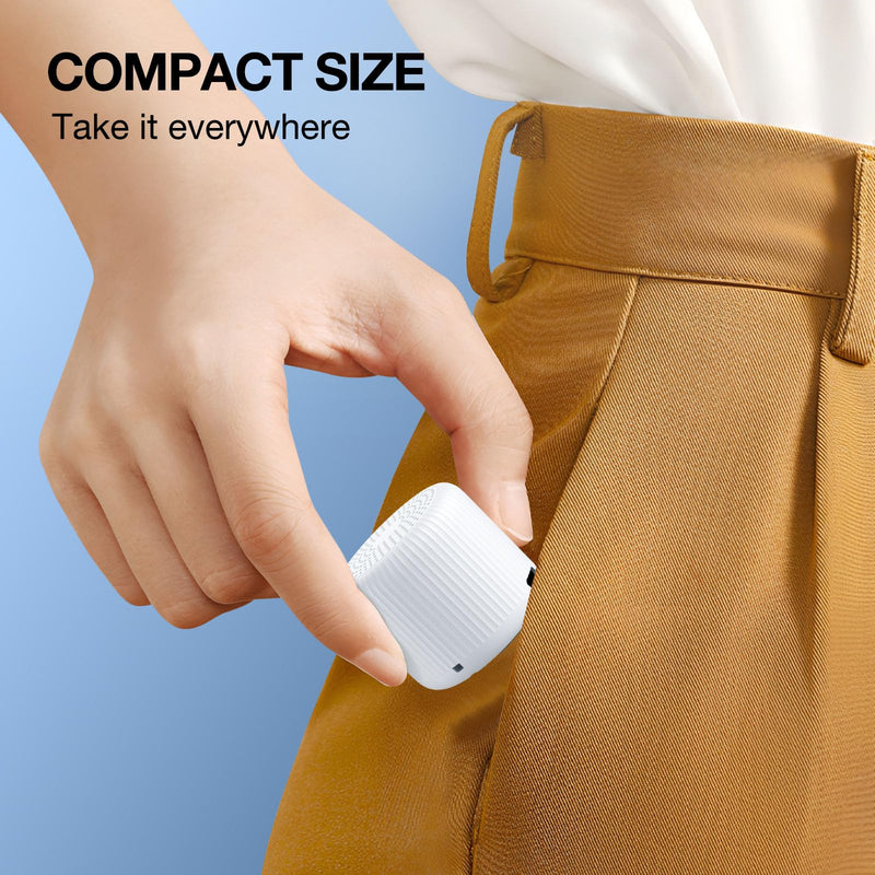 [Australia] - Portable Sound Machine + Travel Case, Mini White Noise Machine for Sleeping & Travel Case White + Travel Case 