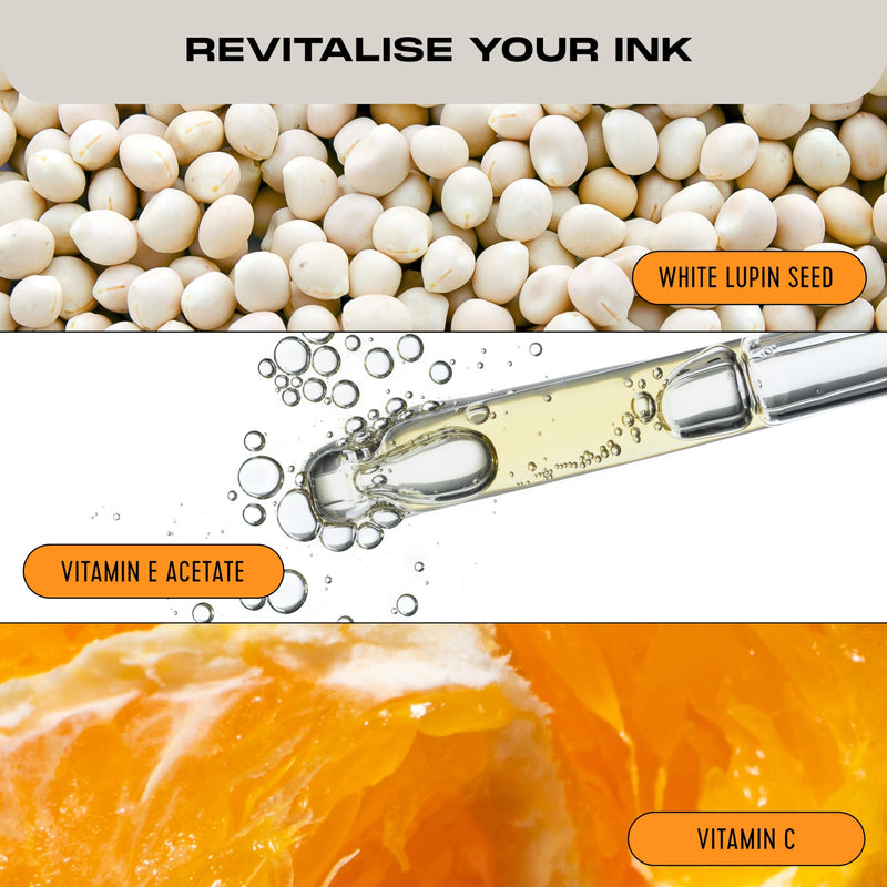 [Australia] - Stories & Ink Tattoo Care | HIGHLIGHTING BODY OIL for healed skin - Refreshes Faded Tattoos for Instant Tattoo Glow, 100 mL / 3.4 Fl Oz 