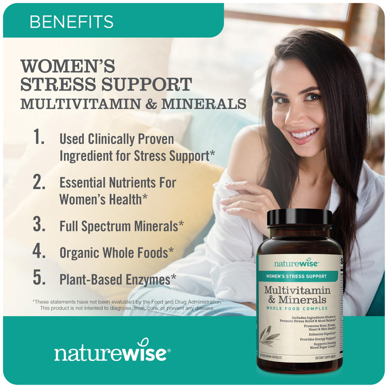 NatureWise Women's Multivitamin & Turmeric Curcumin 2250mg with 95% Curcuminoids & BioPerine Black Pepper Extract Joint Support