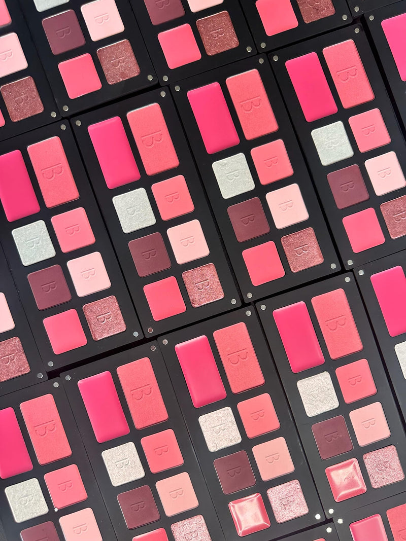 [Australia] - Multi-Effect Palette | All In One Palette | Bianca Makeup | Reusable Magnetic Palette | With Eyeshadows, Lipstick, and Blush | Find the effect you desire | Makeup Palette (Coquette) Coquette 
