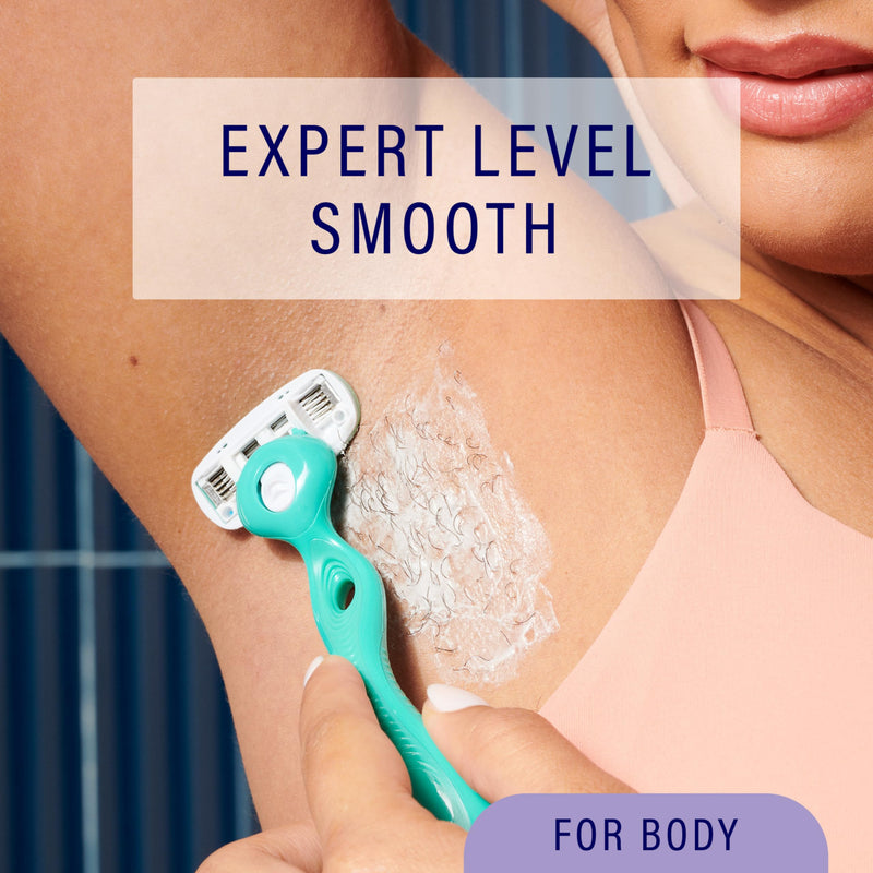 [Australia] - Schick Hydro Silk Sensitive Skin Razor for Women With 5 Moisturizing Razor Blade Refills 