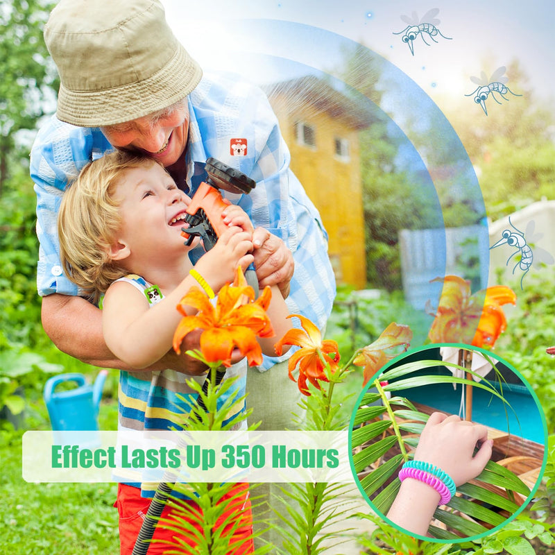 [Australia] - 18 Pack Mosquito Repellent Bracelets with 60 Pack Mosquito Patches, DEET-Free Insect & Bug Repellent Wrist Bands for Kids & Adults Outdoor Camping Fishing Traveling 