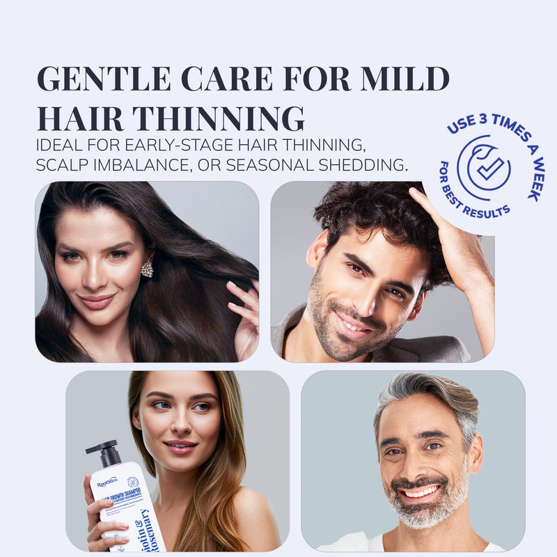 Biotin & Rosemary Shampoo for Hair Growth: Hair Loss Shampoo for Thinning Hair Infused with Natural Nutrient Rich Ingredients for Hair thickening Sulfate Free 10 fl oz Clear 10 Fl Oz (Pack of 1)