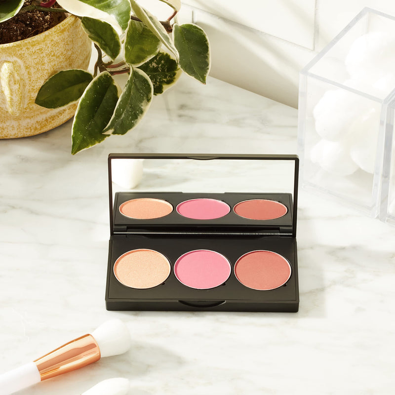 [Australia] - YANY Confidence Pro-Cheek Palette, Bronzer, Blush, Shimmer | Cheek Palette, Face Sculpting Kit | 3 Shades 