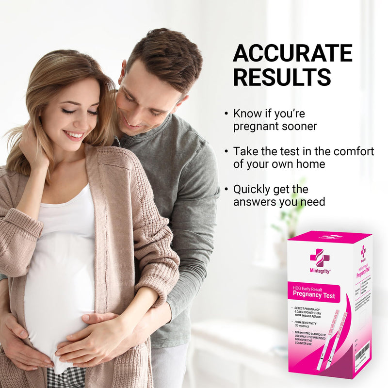 [Australia] - 50 Pack Pregnancy Test Strips Early Detection, 10 MIU/ML, Rapid and Accurate Results 1 Count (Pack of 50) 
