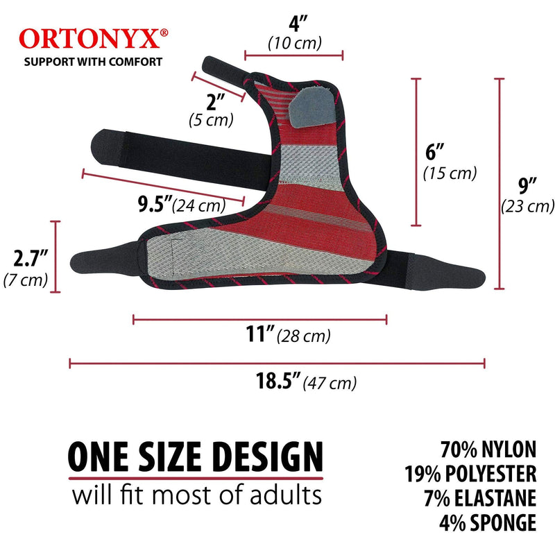 [Australia] - ORTONYX Pinky Finger Splint Wrist Immobilizer Brace - Boxer Fracture for 4th & 5th Finger, Ulnar Gutter Support, Metacarpal Tunnel Syndrome, Breathable & Adjustable for Left or Right Hand / KB434 Gray One size Gray/Red/Black 