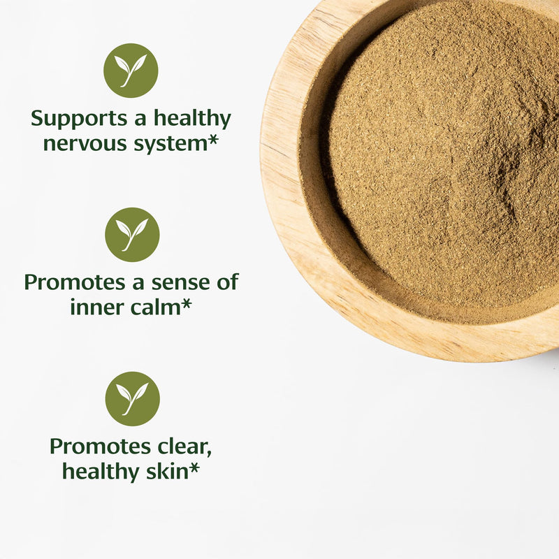 [Australia] - Banyan Botanicals Gotu Kola Powder ‚Äì Organic Brahmi (Centella Asiatica) ‚Äì Calming Nootropic Herb for Nervous System Support & Healthy Skin* ‚Äì ¬Ω lb. ‚Äì Non-GMO Sustainably Sourced Vegan 8 Ounce (Pack of 1) 