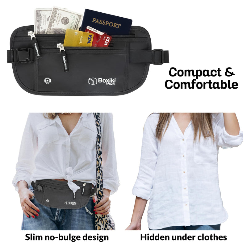 Ultimate Travel Security Bundle: RFID Blocking Sleeves and RFID Money Belt for Maximum Protection