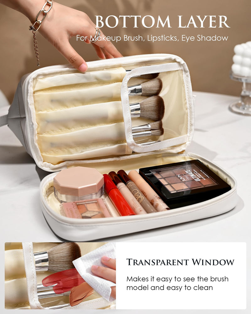Initial Large Makeup Bag + Personalized Cosmetic Bag