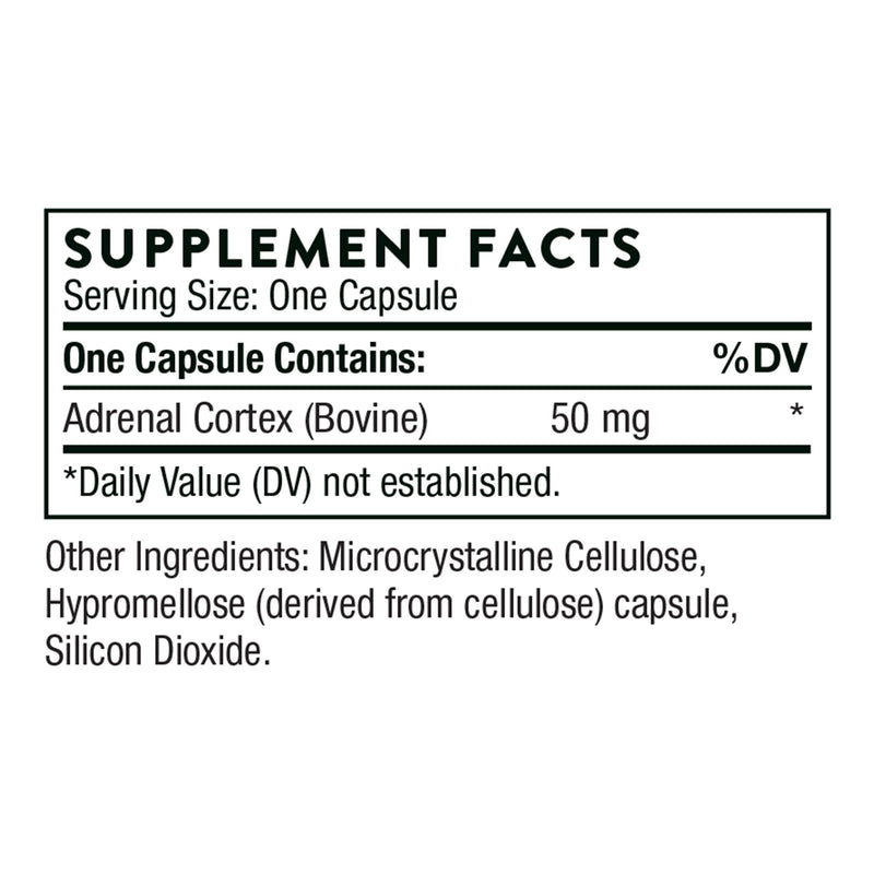 THORNE - Adaptogen & Adrenal Support Bundle - Natural Solutions for Coping with Stress - Rhodiola and Adrenal Cortex - 60 Servings