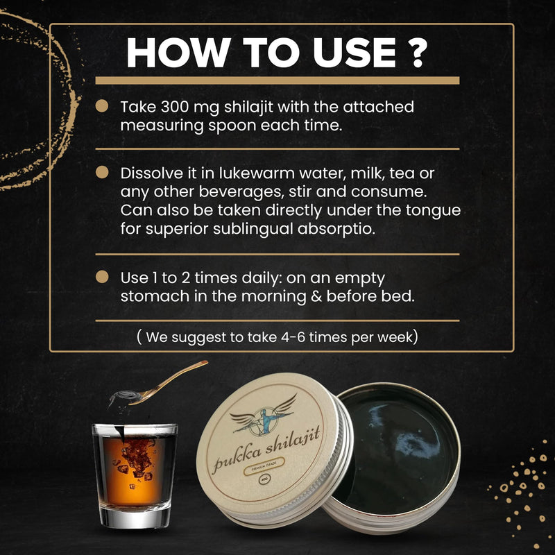 100% Pure Himalayan Shilajit Resin 40g – Premium Authentic Pukka Shilajit Rich in Fulvic Acid & 85+ Trace Minerals – Natural Energy, Strength, Stamina & Immune Support Supplement for Men & Women