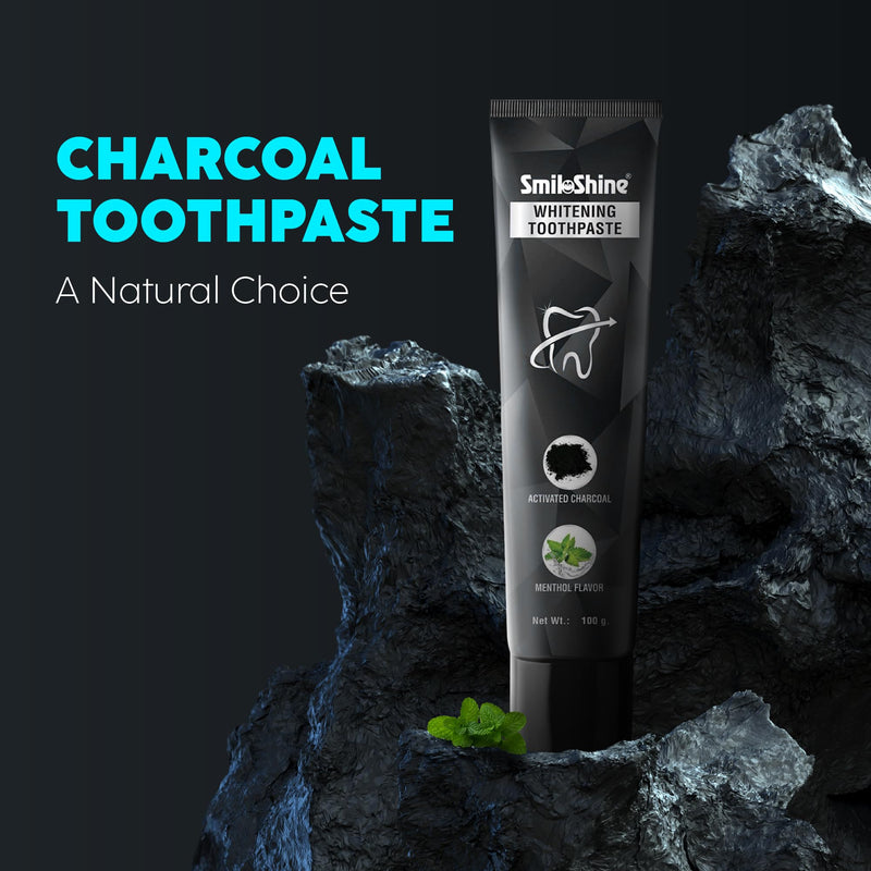 [Australia] - Whitening Toothpaste with Activated Charcoal Pack of 3 