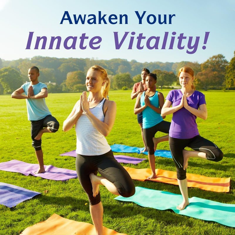 Innate Vitality GABA Supplements, L-Theanine, Magnesium Glycinate, B Complex, Vitamin B6, Vegan, Non-GMO, for Calm, Focus, Relaxation, 120 Capsules