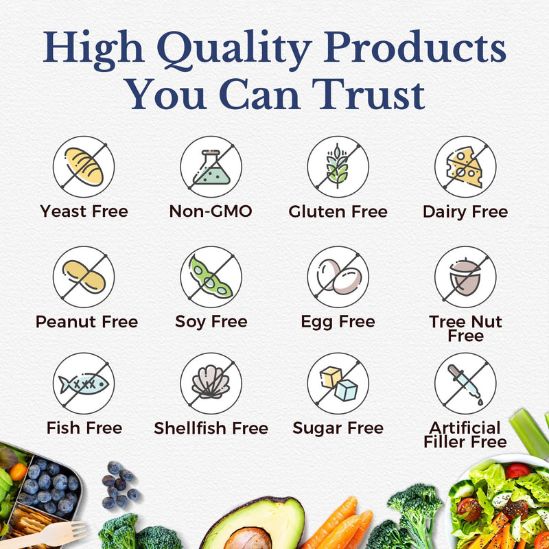 [Australia] - VITALITOWN Hyaluronic Acid 250 mg, plus 25 mg Vitamin C, Naturally Derived & High Bioavailability, Skin Hydration & Joint Lubrication, 90 Vegan Capsules, 3 Month Supply 
