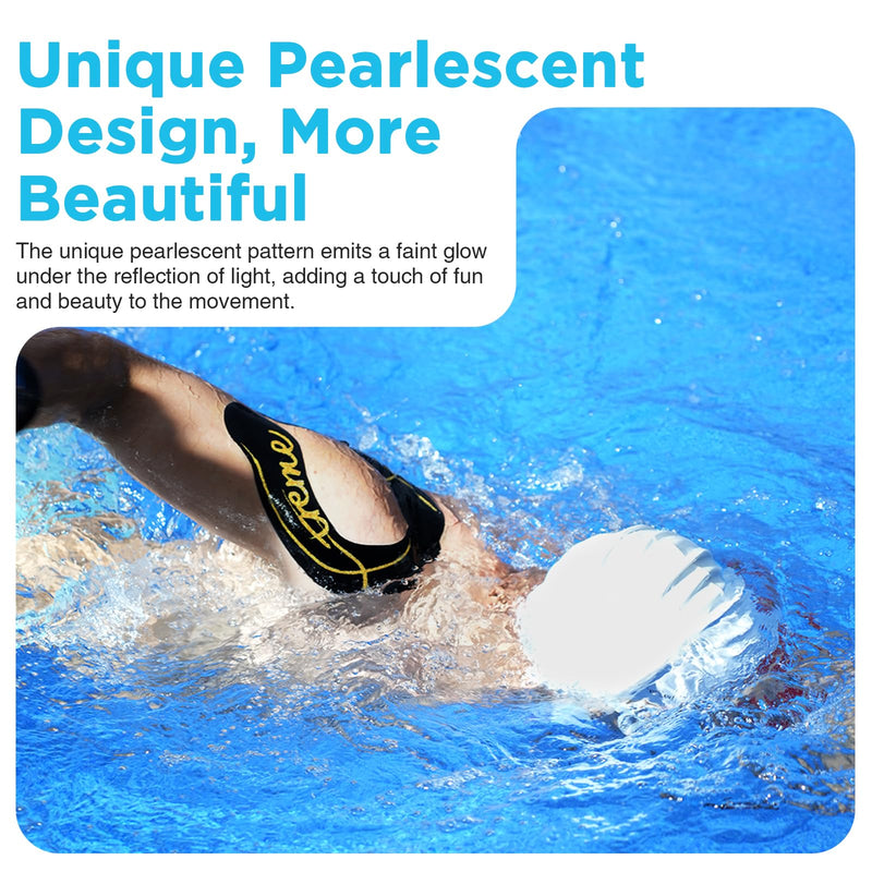 OK TAPE Pearlescent Printed Muscle Tape Pre-Cut Strips,20PCS,Black,Xtreme Synthetic Kinesiology Tape for Joint & Muscle Support,Durable and Breathable,2in×16.4ft Roll Black