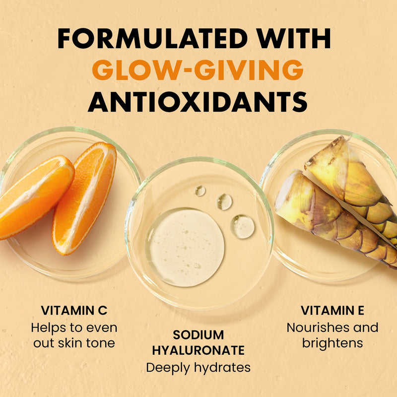 Eclat Skincare Vitamin C Moisturizer for Face with Hyaluronic Acid & Squalane - Face Brightening Cream - Anti Aging, Firming & Hydrating Vitamin C Cream for All Skin Tone 50 ml Brightening Vitamin C Cream
