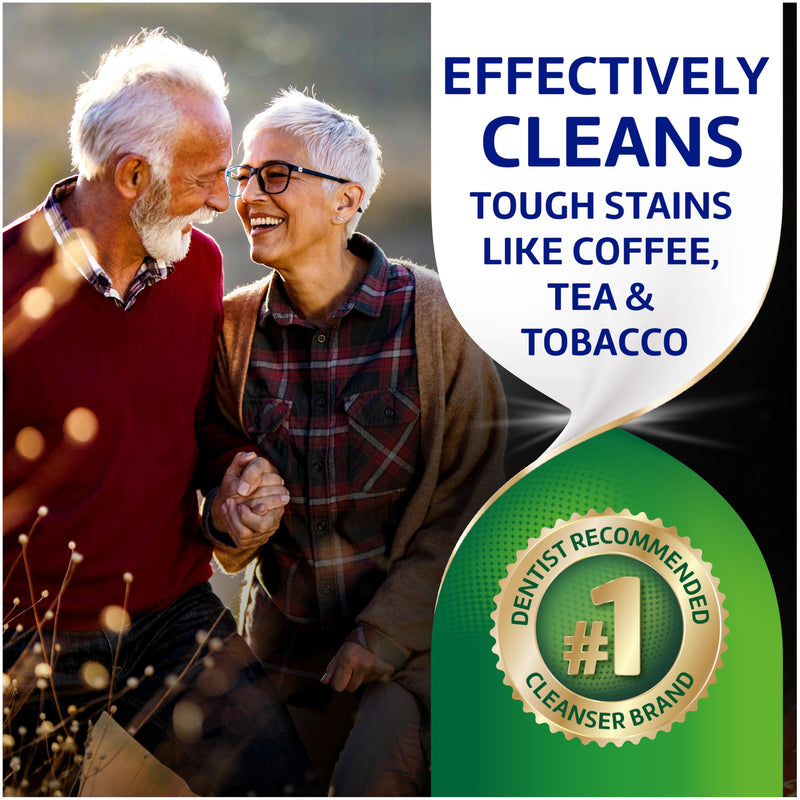 [Australia] - Polident Smokers Antibacterial Dental Appliance Cleanser Tablets, 90 Count 