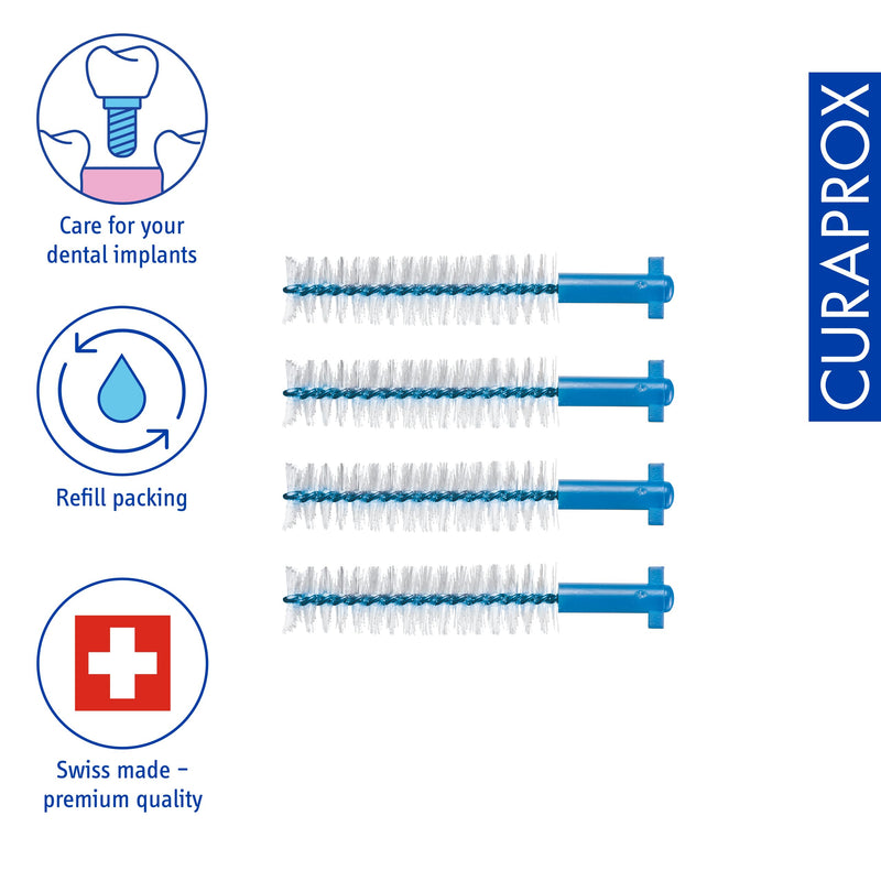[Australia] - Curaprox CPS 505 Implant Refill 4x, blue 