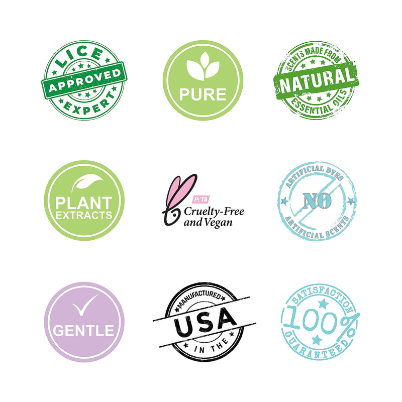 [Australia] - LiceLogic Clear & Free Lice Treatment Shampoo, 8oz, Peppermint - Effective Against Super Lice, Kills Eggs & Nits, Prevents & Repels Lice, Not Toxic, Naturally Derived Licezyme, No Harsh Chemicals 