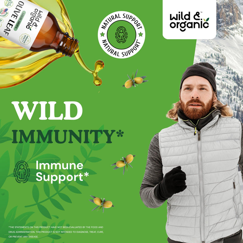 [Australia] - Olive Leaf Extract Liquid - Immune Support Supplement w/ Olive Leaf Extract - Alcohol-Free Olive Tree Extract for Antioxidant Support - Leaf Olive Drops - Olive Leaf Pure Tincture - 4 oz 4 Fl Oz (Pack of 1) 
