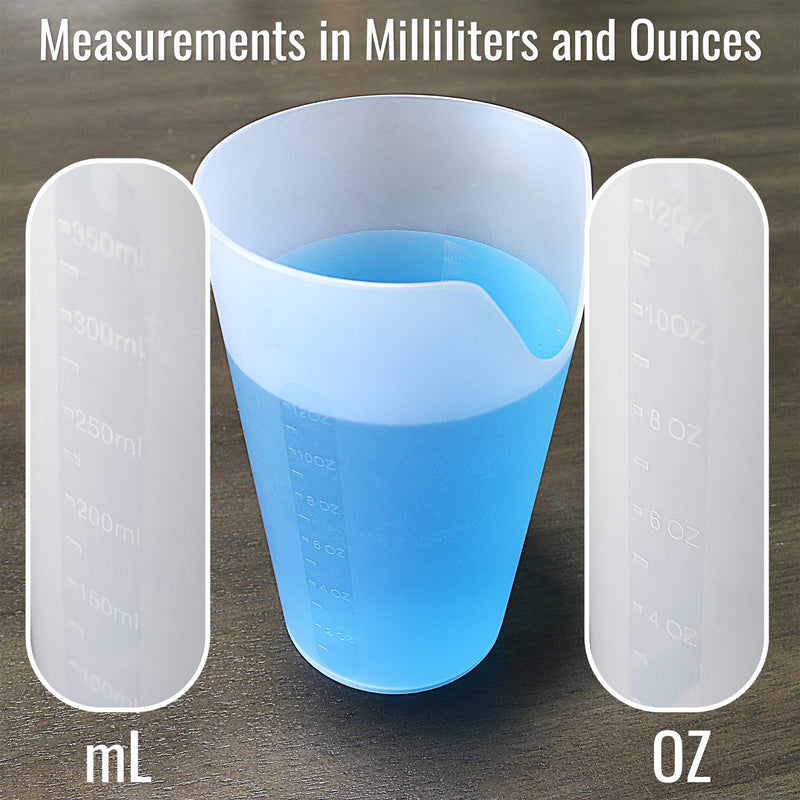 [Australia] - HealthSmart Nosey Cup Set - 3 Pack (4, 8, and 12 oz) - Adult Sippy Cup, Autism Friendly, Dysphagia, Special Needs, Parkinsons and Occupational Therapy Tools, Elderly Assistance Products 4, 8, and 12 oz 