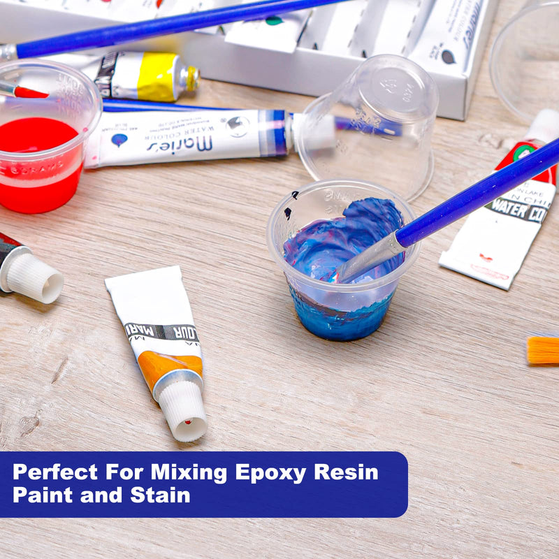 [Australia] - disposable medicine cups graduated, bulk pack of 300, 1 oz (30ml) small plastic measuring cup for liquid medication, paint, epoxy, pill and resin 