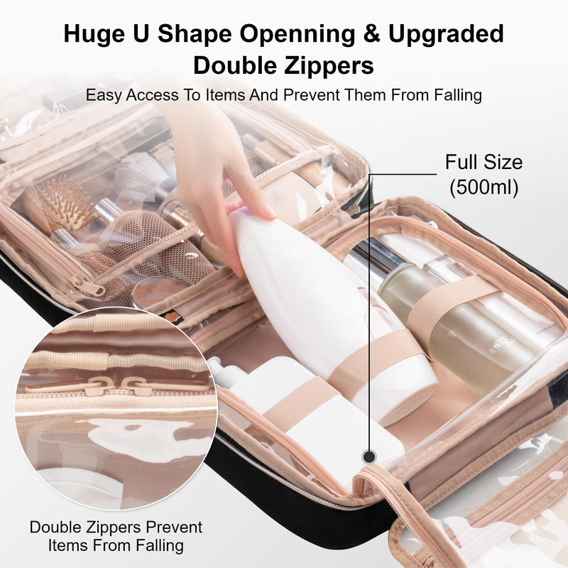 Everfun Hanging Travel Toiletry Bag & Gym Bag for Men and Women